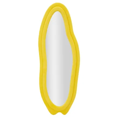 LUSTRO NASTENNE CHANEL ŻÓŁTE 60X4X160 cm (WYMIARY LUSTRA 38X137 cm)